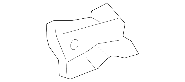 53717-12060 Деталь FRONT PANEL PLATE, RIGHT