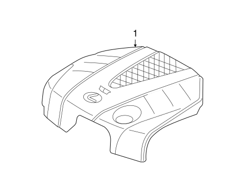 IS250 ENGINE APPEARANCE COVER