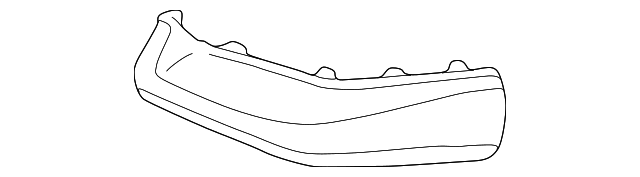 76852-02900 Деталь SPOILER, LEFT