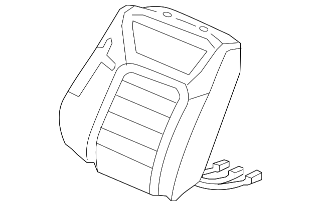 81127-TG7-A31 Деталь PAD, R. FR. SEAT-BACK