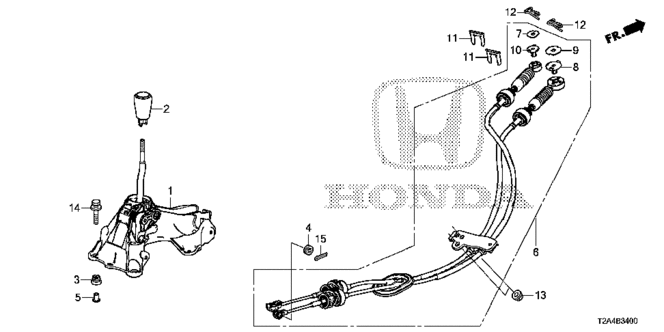 CHASSIS/SHIFT LEVER for 2013 Honda ACCORD SEDAN #1