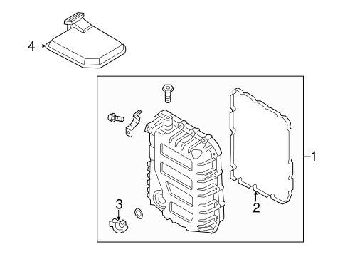 Forte Koup TRANSAXLE PARTS
