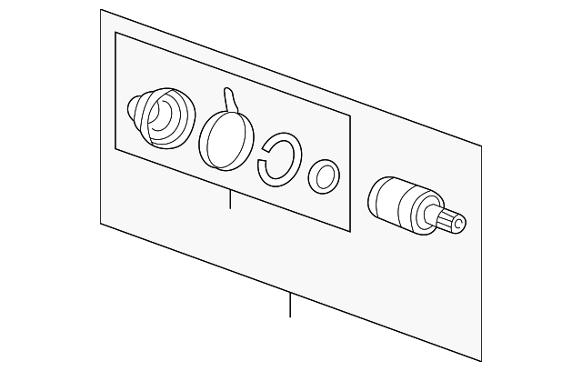 49505-38G00 Деталь INNER JOINT ASSY, RIGHT