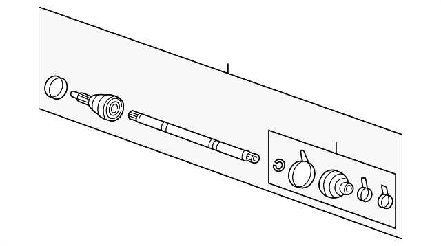 49507-38F00 Деталь OUTER JOINT ASSY, LEFT
