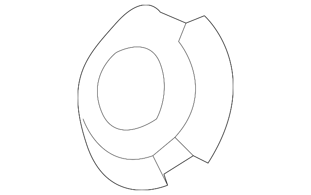 25773488 Деталь FENDER LINER FILLER, LEFT