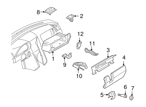C220 GLOVE BOX