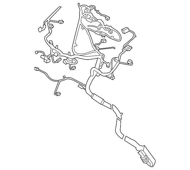 CU5Z-12A581-J Деталь ENGINE HARNESS