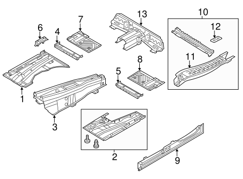 Touareg FLOOR & RAILS