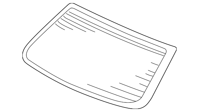 73211-SEP-A00 Деталь GLASS, RR. WINDSHIELD (GREEN) (APTECH)