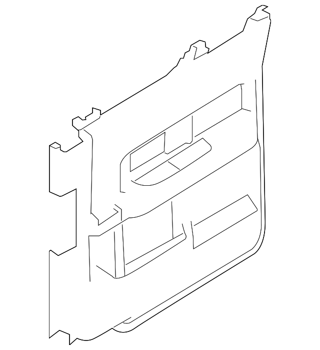 BL3Z-1627406-BA Деталь DOOR TRIM PANEL, RIGHT