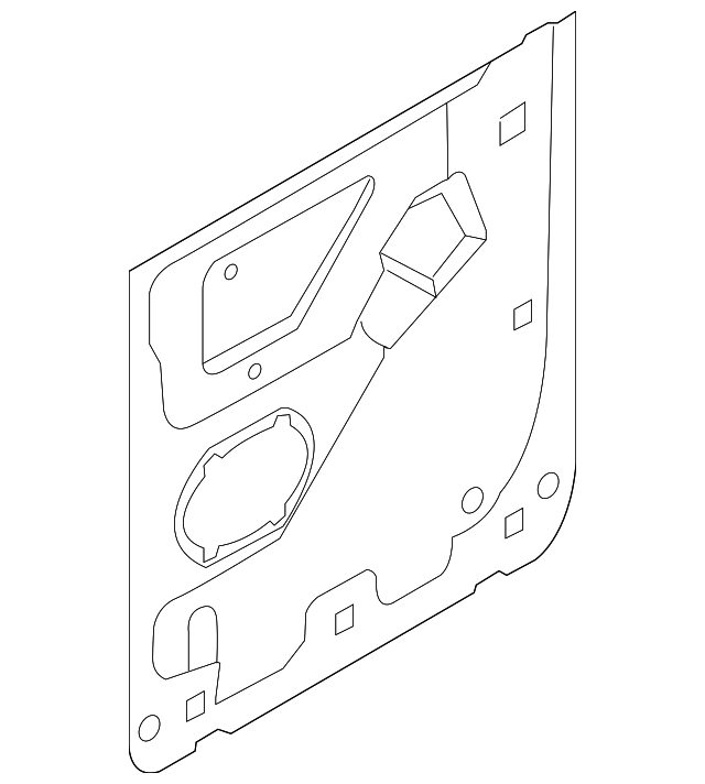 9L3Z-1627458-A Деталь WATER SHIELD, RIGHT