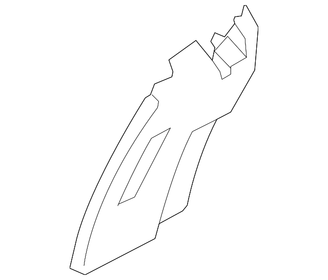 9L3Z-1625505-AB Деталь WINDOW TRIM, LEFT