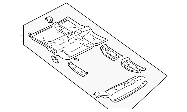 4580010AN Деталь FRONT FLOOR PAN
