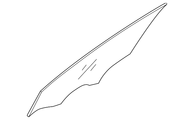 82411-3V010 Деталь DOOR GLASS, LEFT