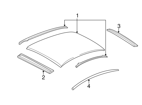 LeSabre EXTERIOR TRIM - ROOF