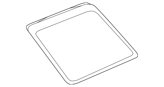 83301-2W300 Деталь SIDE GLASS, LEFT