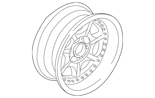 36-11-1-093-535 Деталь WHEEL, ALLOY