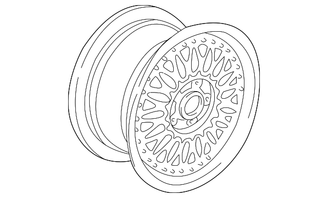 36-11-1-093-531 Деталь WHEEL, ALLOY