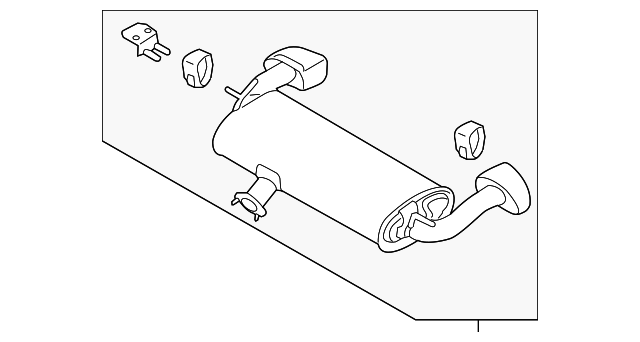 28710-2M570 Деталь MUFFLER