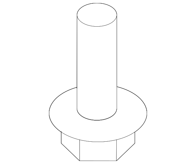 91645-C1232 Деталь TOW HOOK MOUNT BOLT, LEFT