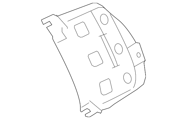 164-546-04-81 HEAT SHIELD, LEFT