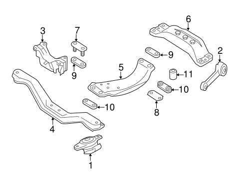 Impreza ENGINE & TRANS MOUNTING