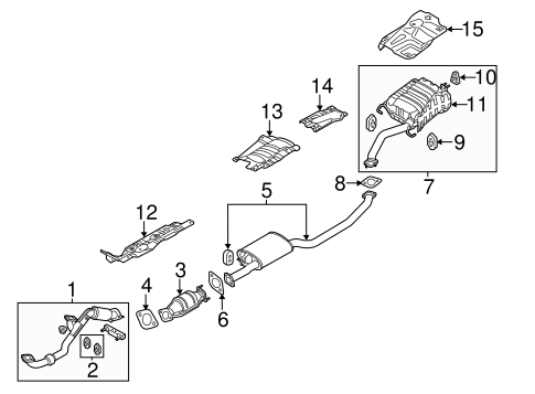 Sorento EXHAUST COMPONENTS