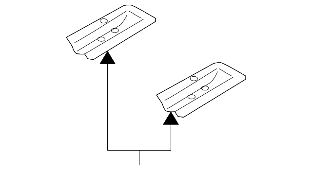 6127154G00 Деталь CROSSMEMBER, LEFT