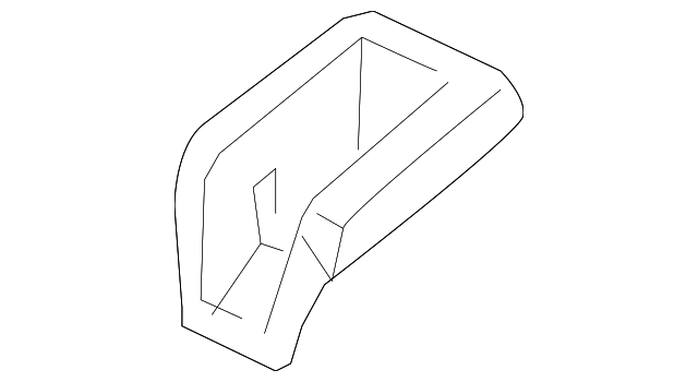 88343-5Z000 Деталь STRIKER COVER, LEFT