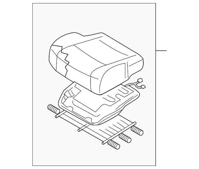 88350-5Z000 Деталь CUSHION ASSY, LEFT
