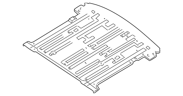 74512-7B030 Деталь REAR FLOOR PAN