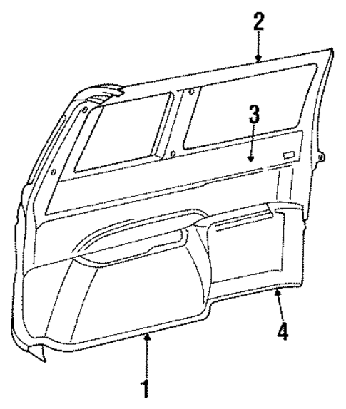Grand Caravan INTERIOR TRIM - SIDE PANEL 2