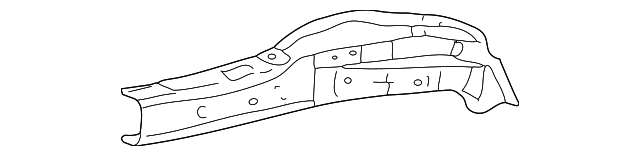 57112-02080 Деталь SIDE RAIL, LEFT