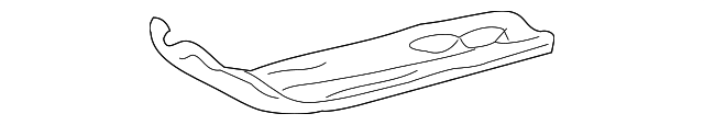 57034-02030 Деталь SIDE RAIL EXTN REINFORCEMENT, LEFT
