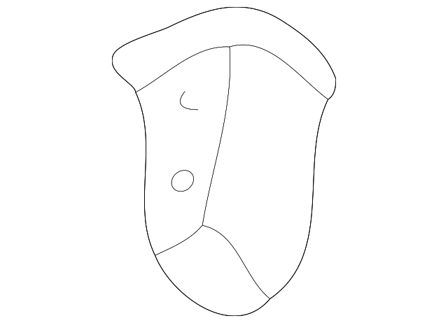 53723-01011 Деталь UPPER REINF, RIGHT