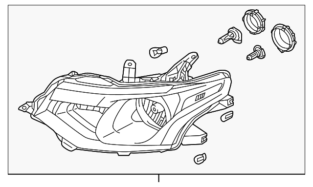 8301D099 Деталь HEADLAMP ASSY, LEFT