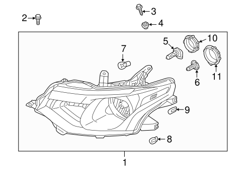 Outlander BULBS - CHASSIS 4