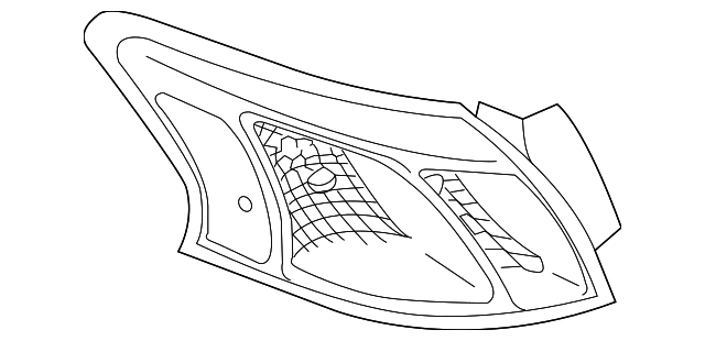 8330A630 Деталь LENS & HOUSING, RIGHT