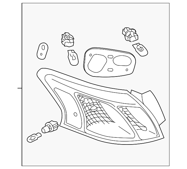 8330A279 Деталь COMBO LAMP ASSY, LEFT