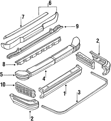 323 BUMPER & COMPONENTS - REAR 2