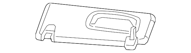 1WJ03ML2AE Деталь SUNVISOR, LEFT