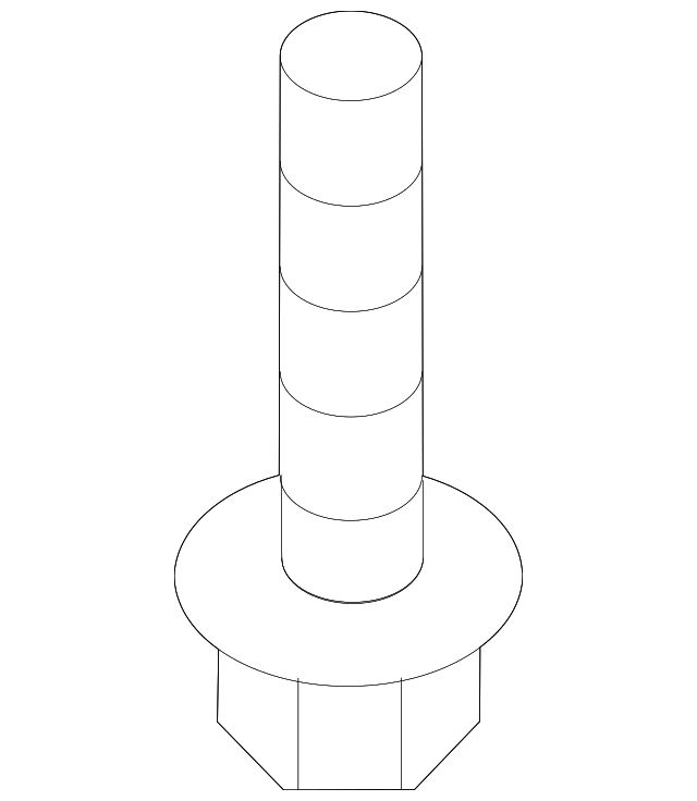 68171979AA Деталь SUNVISOR SCREW, RIGHT