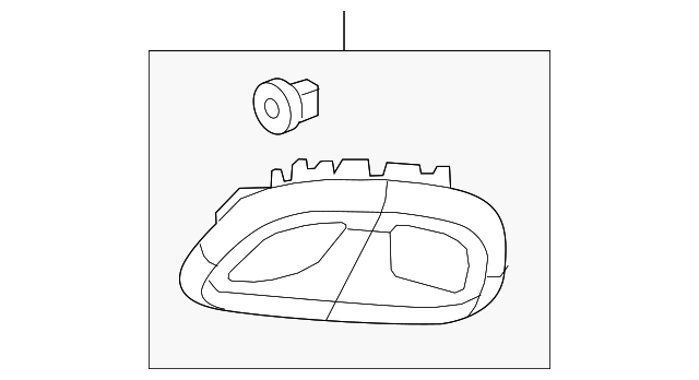 1ZV60DX9AA Деталь FRONT LAMP ASSY