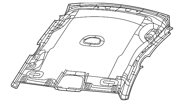 6DB28DX9AA Деталь HEADLINER