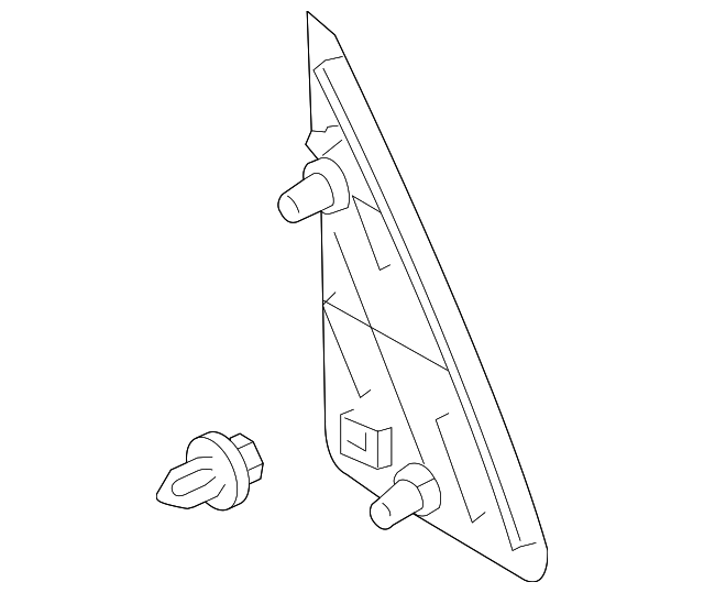 8398079J10 Деталь APPLIQUE PANEL, LEFT