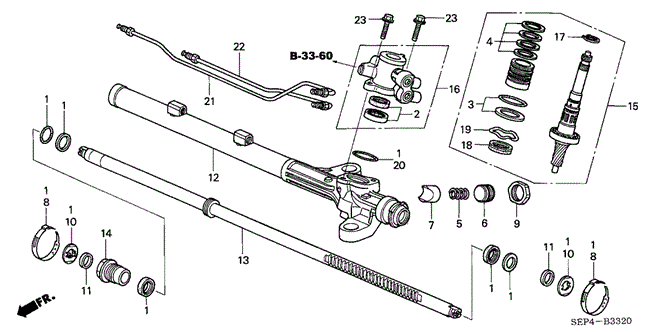 TL P.S. GEAR BOX COMPONENTS