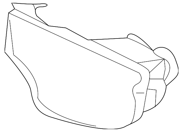 92451-2K500 Деталь REFLECTOR, LEFT