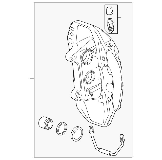 22958634 Деталь CALIPER, RIGHT