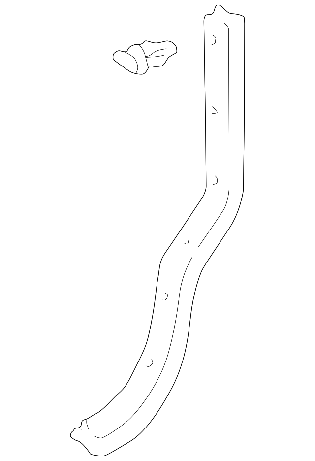 67861-35040 Деталь DOOR W'STRIP, LEFT