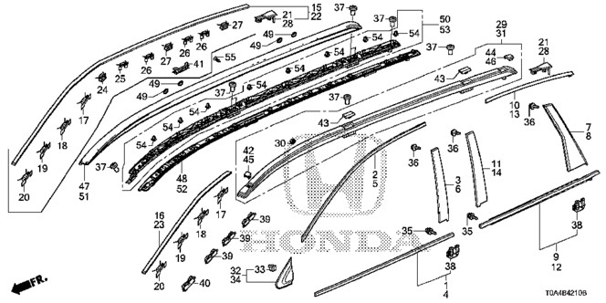 INTERIOR / BUMPER/MOLDING for 2013 Honda CR-V #1